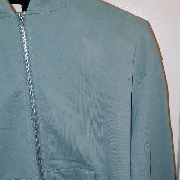 Zip Up hoodie sweatshirt f hood, zip down the front, - Picture 4 of 9